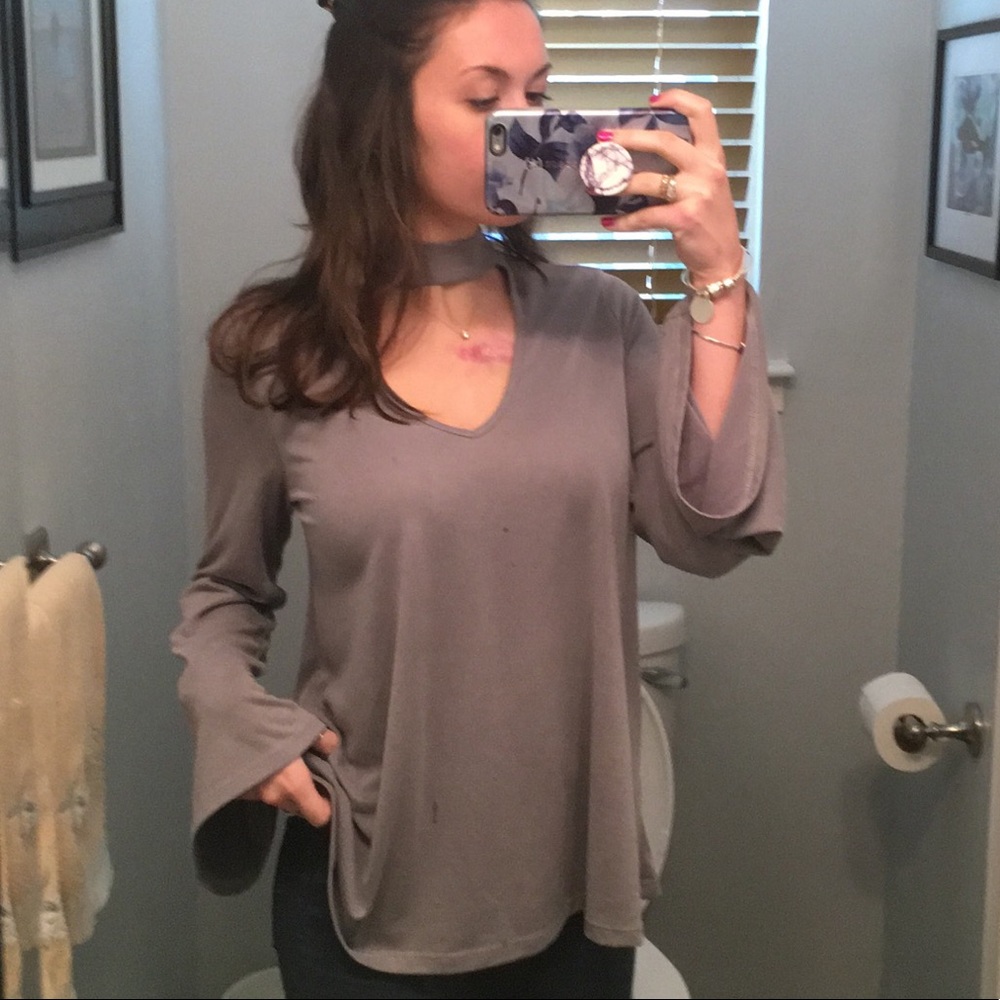 Choker Neck Shirt